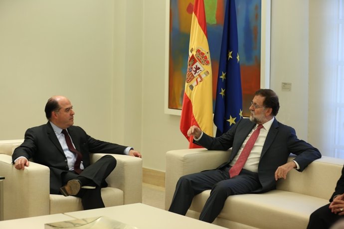 Rajoy recibe en La Moncloa a Julio Borges