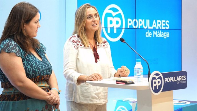 Rivas y Carazo del PP en rueda de prensa 