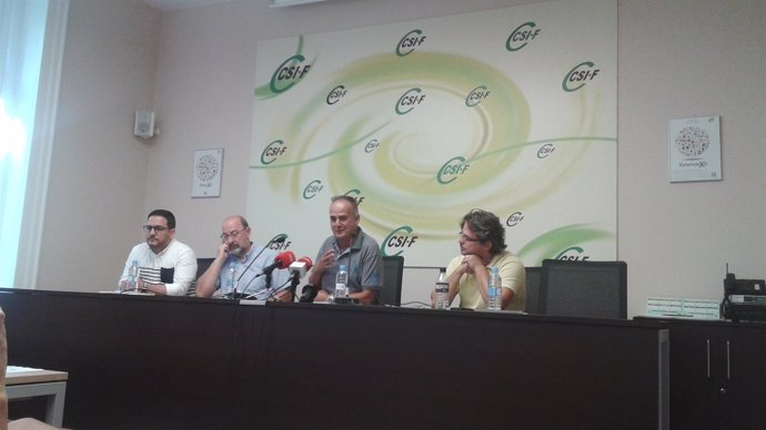 Rueda de prensa de CSIF, UGT y CCOO sobre movilizaciones en el exterior