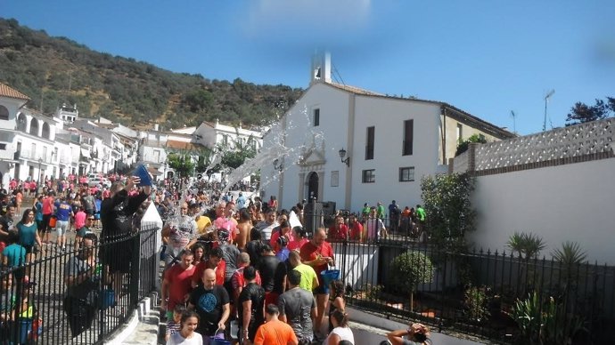 Fiesta de 'Los Jarritos' en Galaroza. 