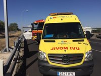 Muere un hombre atropellado por un camión en plena A-42