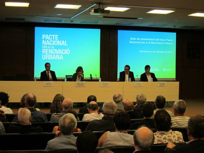 Presentació del Pacte Nacional per la renovació urbana