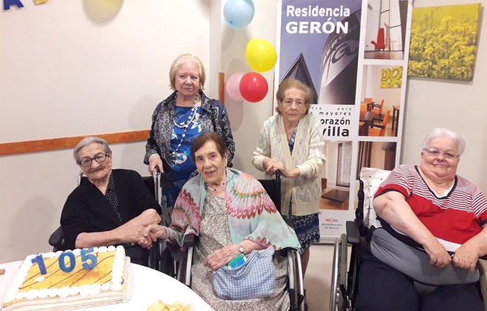 Inés Franco celebra su 105 cumpleaños.