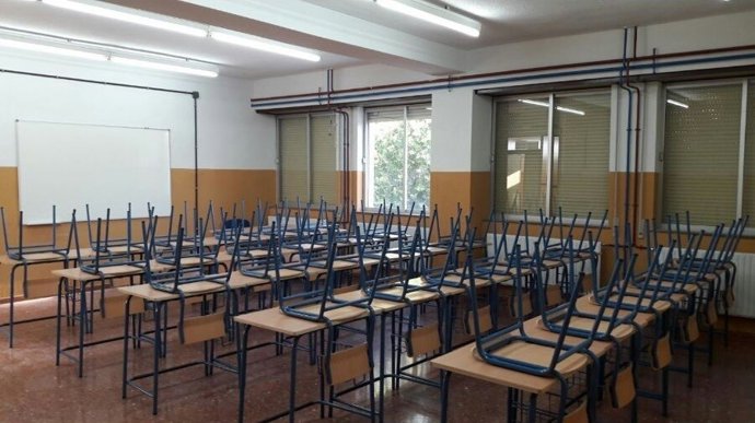 Un aula de la nueva Escuela Oficial de Idiomas de Granada