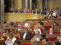 Entidades soberanistas aplauden que el Parlament aborde la ley del referéndum este miércoles