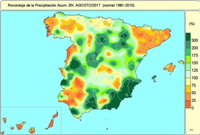 Agost de 2017 va ser un 26% més humit del normal i "molt càlid"