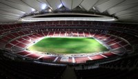 El Wanda Metropolitano estrena césped a 10 días de su primer partido oficial