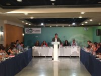 Moreno apoyará el Presupuesto si hay nuevo modelo sanitario y educativo y reforma fiscal, con eliminación de Sucesiones 