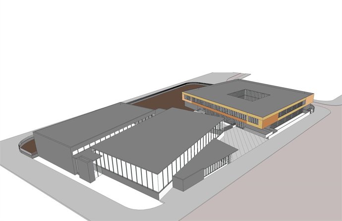 Colegio de Los Lirios maqueta