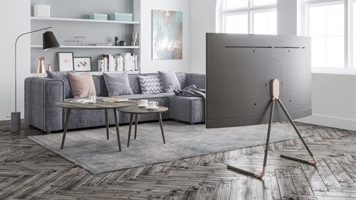 Flamingo soporte Samsung QLED TV televisión