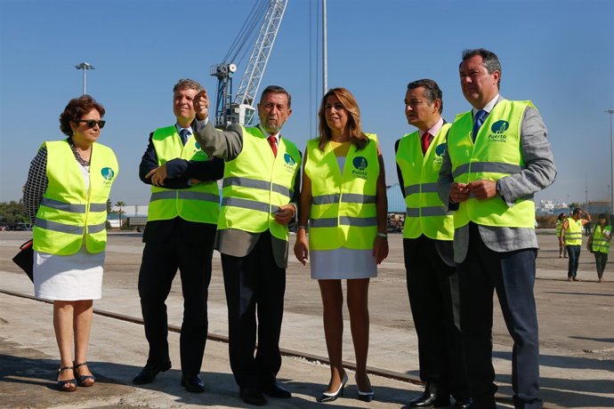 Visita al Puerto de Sevilla. 