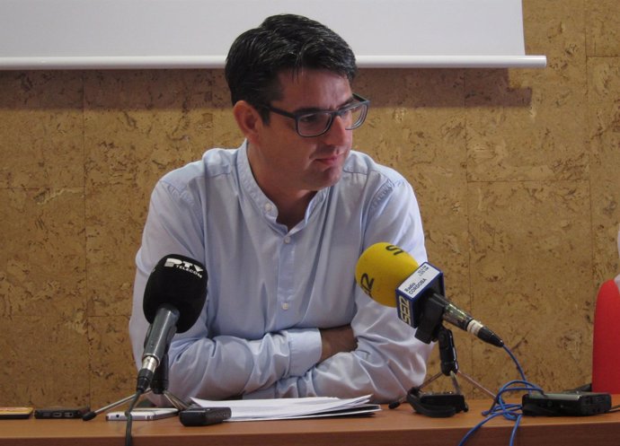 Pedro García en una rueda de prensa