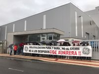 Trabajadores de General Electric en Ortuella exigen "alternativas" al cierre