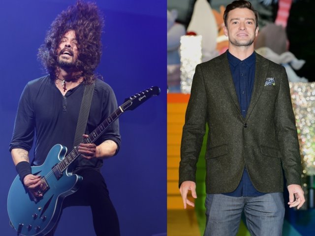 DAVE GROHL Y JUSTIN TIMBERLAKE
