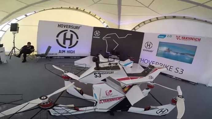 Hoverbike S3 prototipo de moto voladora rusa