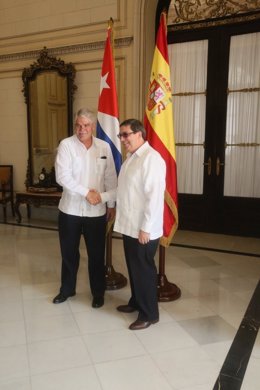 Alfonso Dastis y su homólogo cubano, Bruno Rodríguez