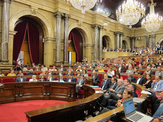 Ple del Parlament de Catalunya