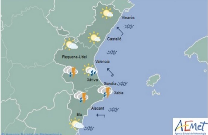 Predicción de este jueves 