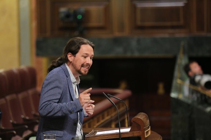 Pablo Iglesias en el Congreso.