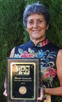 La catedrática de la UZ Pilar Catalán, distinguida miembro de honor de la Botanical Society of America