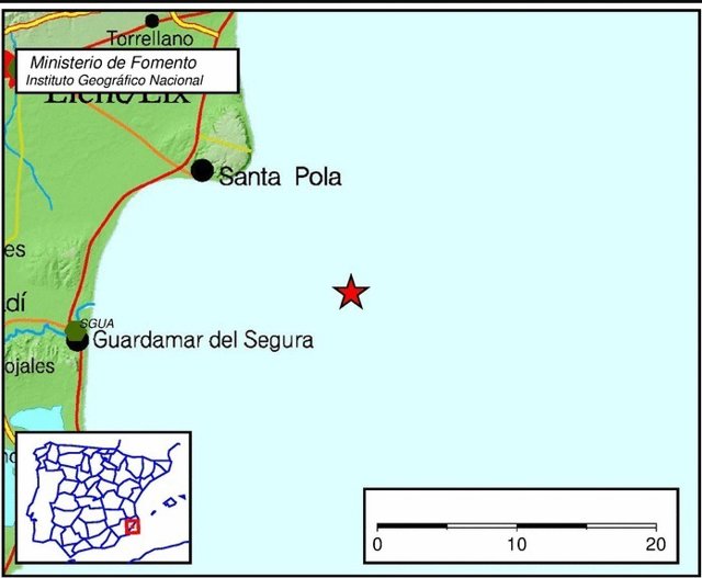 Epicentro del seísmo