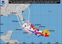 El huracán Irma llegará a la región oriental de Cuba