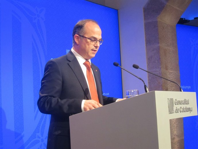  Jordi Turull, en roda de premsa
