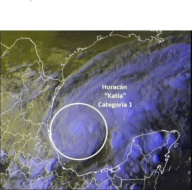 El huracán 'Katia' se fortalecerá más antes de tocar tierra en la costa
