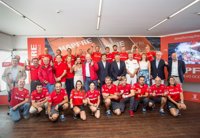 El Rey Juan Carlos y la Infanta Elena apadrinan el ambicioso proyecto del Mapfre en la Volvo Ocean Race
