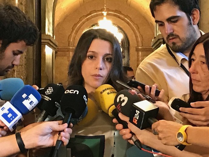La líder d'Cs al Parlament,  Inés Arrimadas