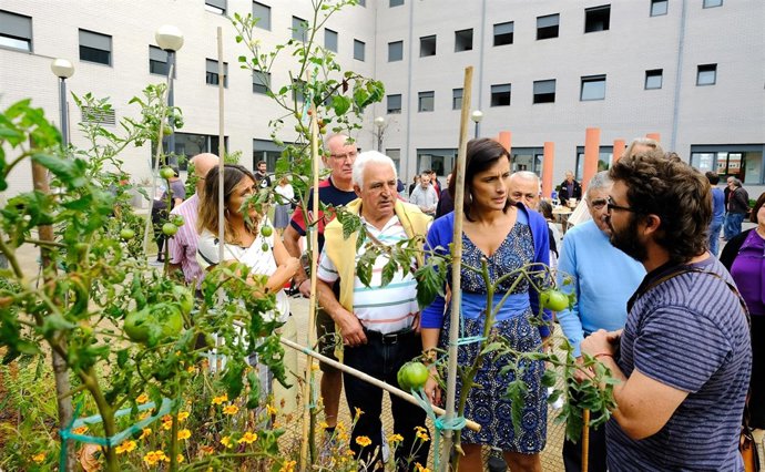 Gema Igual en lel centro de acogida Princesa Letizia