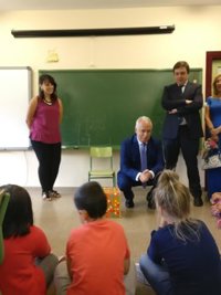 Ceniceros: "Si hay necesidad que en 'Los Lirios' haya un colegio, lo habrá"