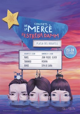 Estrella Damm celebrarà La Mercè amb dues nits de concerts