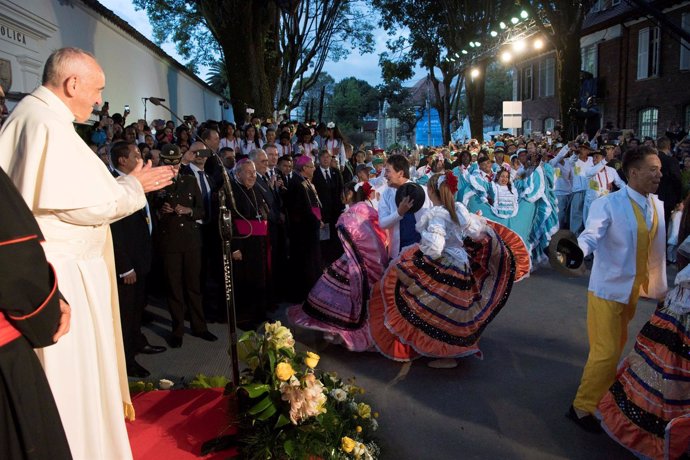 El Papa Francisco I en Colombia