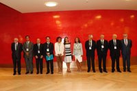 La Reina preside un acto previo al congreso de ESMO, marcado por las peticiones de colaboración