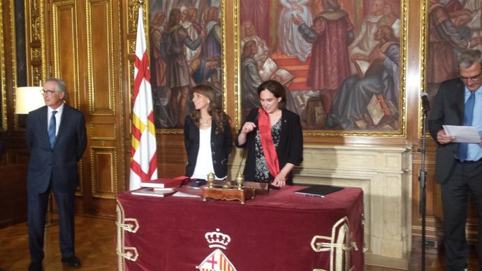 Ada Colau e Irma Rognoni