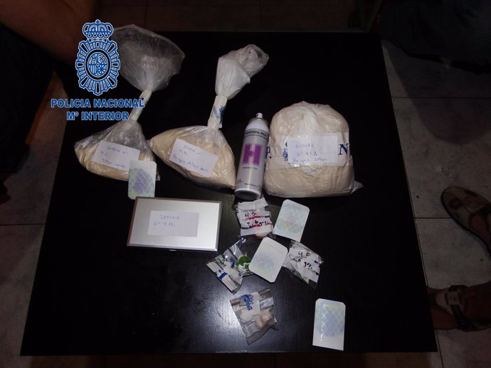 Heroína aprehendida en una operación antidroga en el Raval