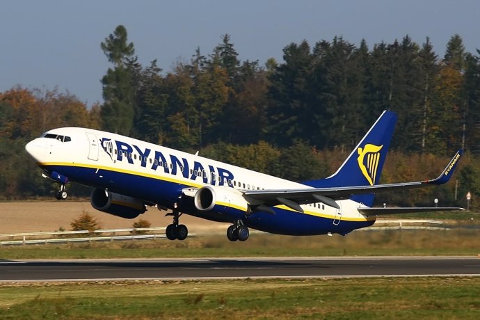 Avión de Ryanair