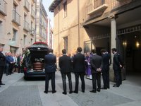 Familiares, compañeros de partido y miembros del Gobierno regional dan el último adiós a Tomás Villanueva 