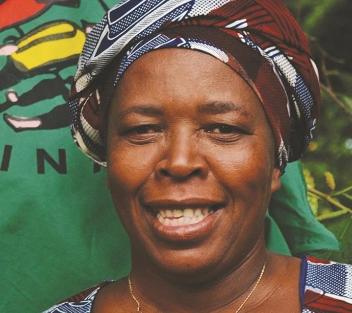 Elisabeth Mpofu, coordinadora de la Vía Campesina