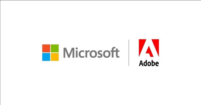 Logos de Microsoft y Adobe