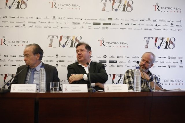 Rueda de prensa por el estreno de Lucio Silla, de Mozart, en el Teatro Real