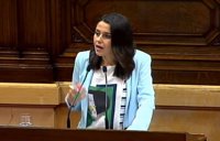 Arrimadas pide a Iceta y Albiol que sean "responsables" y apoyen su moción de censura