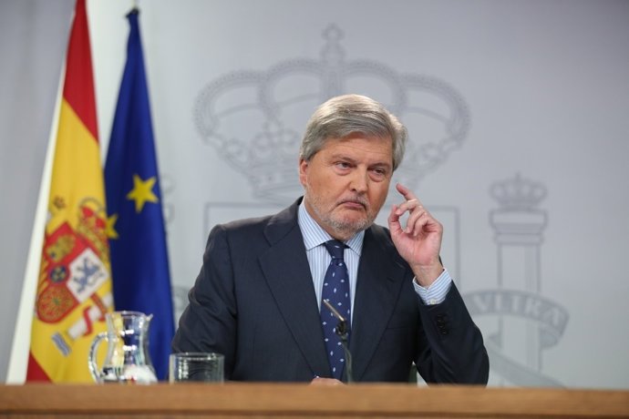 Roda de premsa d'Iñigo Méndez de Vigo després del Consell de Ministres