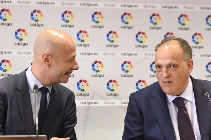 Esteve Calzada i Javier Tebas presenten l'informe Football Transfer Review 