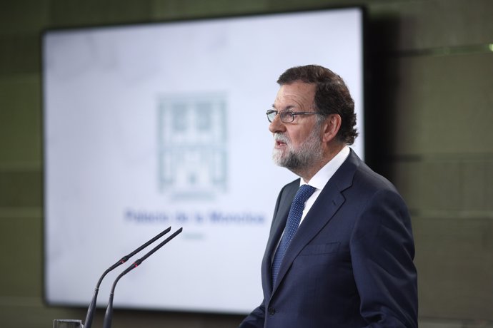 Intervención de Rajoy tras presidir el Consejo de Ministros extraordinario