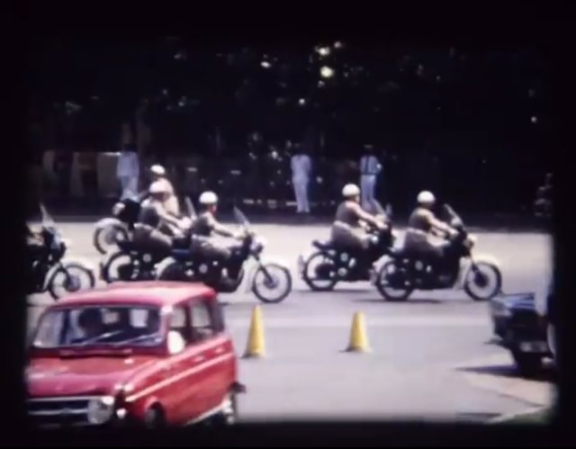 Fotograma del vídeo de la Policía Local