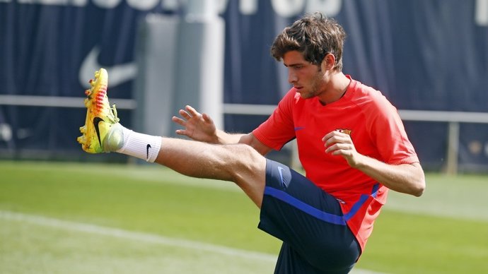 Sergi Roberto Barcelona entrenamiento