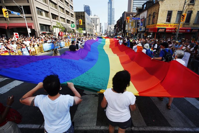 Manifestación del orgullo gay en Toronto