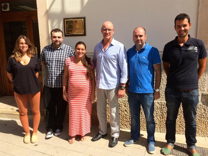 El alcalde de Llucmajor, regidores e integrantes de la comisión técnica